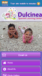 Mobile Screenshot of dulcineaspanishdaycare.com